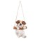 Hi-Line Gifts 5" Jack Russell Terrier Puppy Hanging Garden Statue